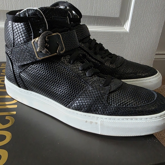 Black High-Top Sneakers